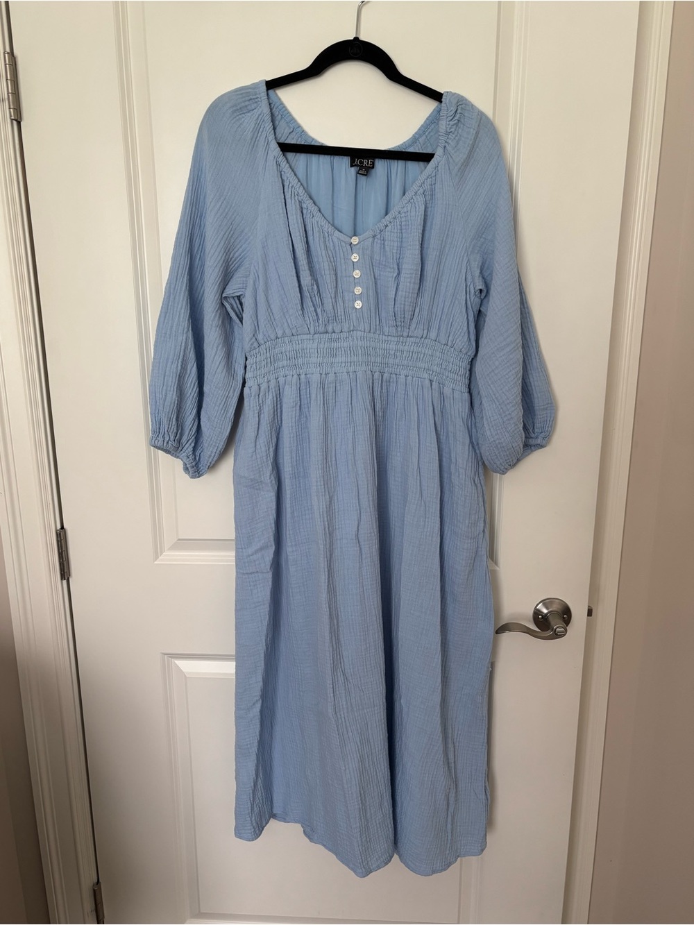 J Crew Light Blue Summer Dress